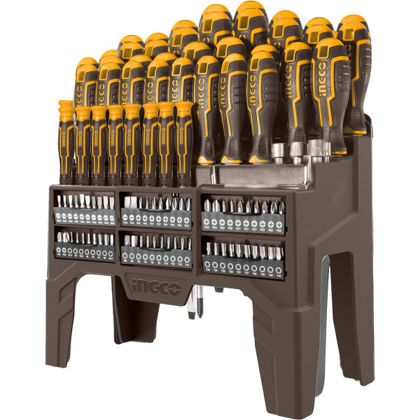 Juego destornilladores Con expositor hksd10028