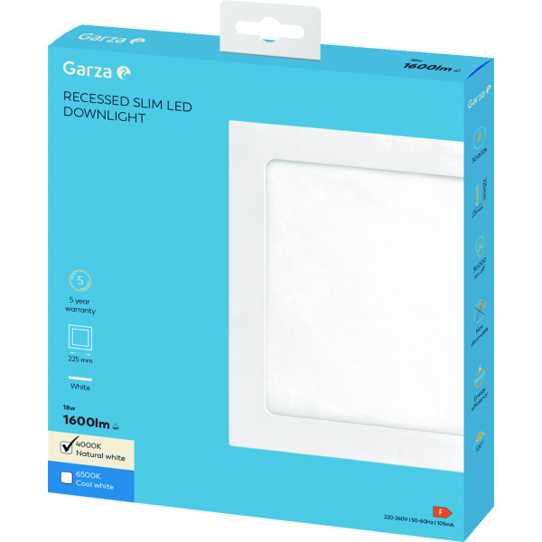 Downlight led Cuadrado blanco