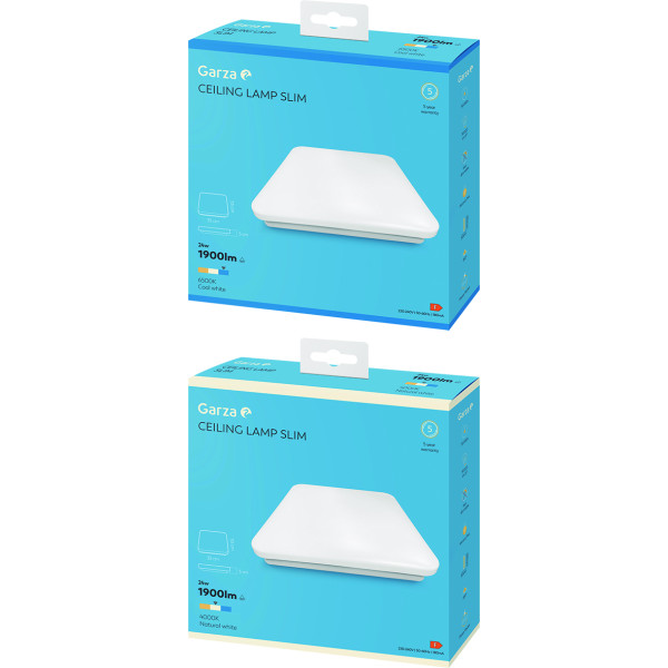 Plafon led Cuadrado slim 330
