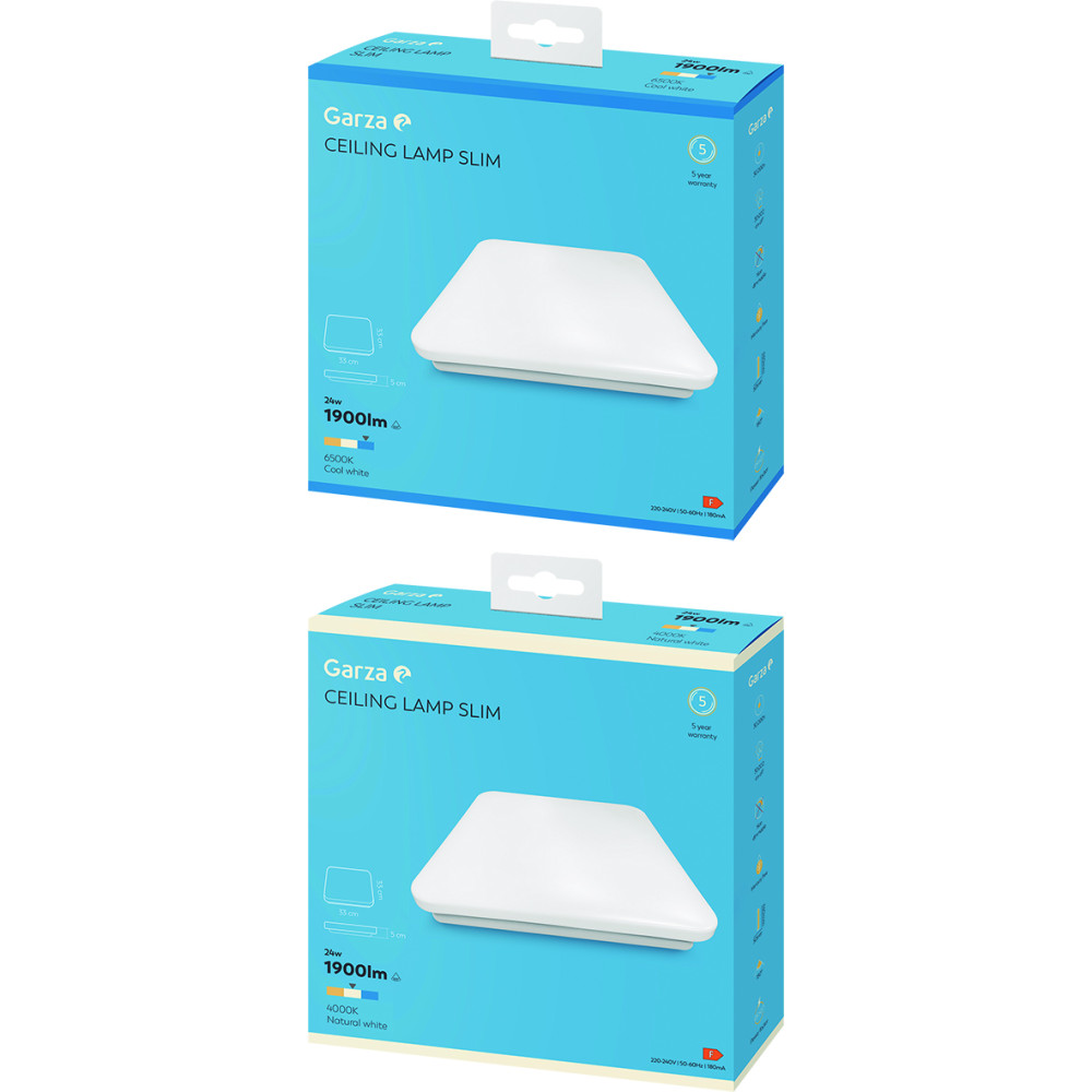 Plafon led Cuadrado slim 330