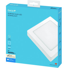 Downlight led Cuadrado superficie blanco