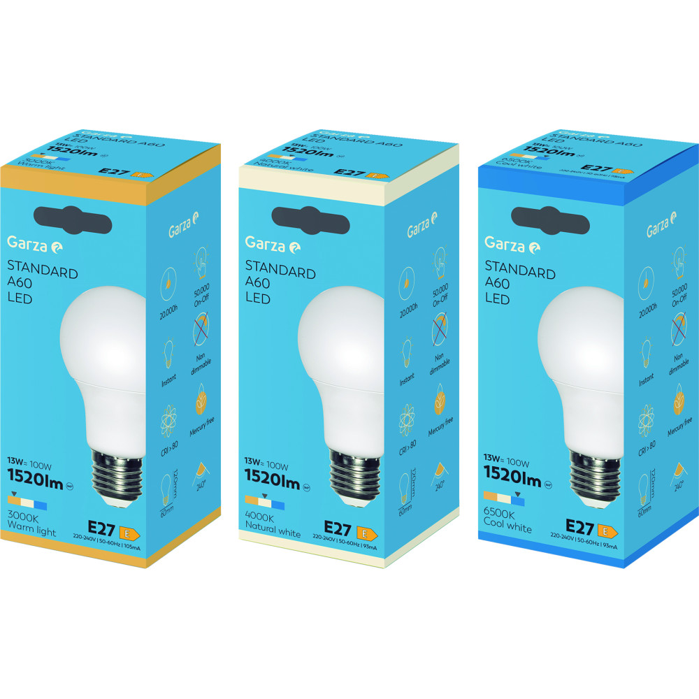 Bombilla led estándar E27/13w