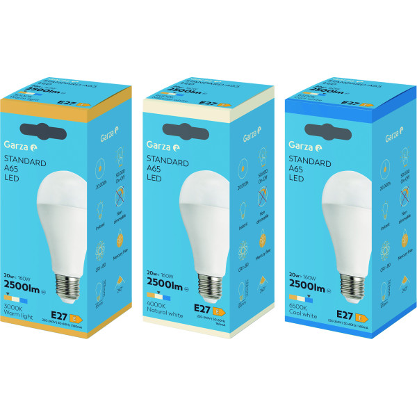 Bombilla led estándar E27/20w