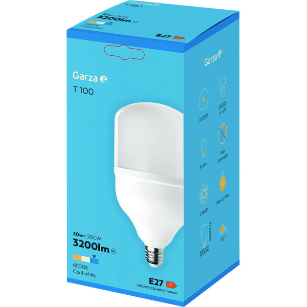 Bombilla led t100 E27/30w