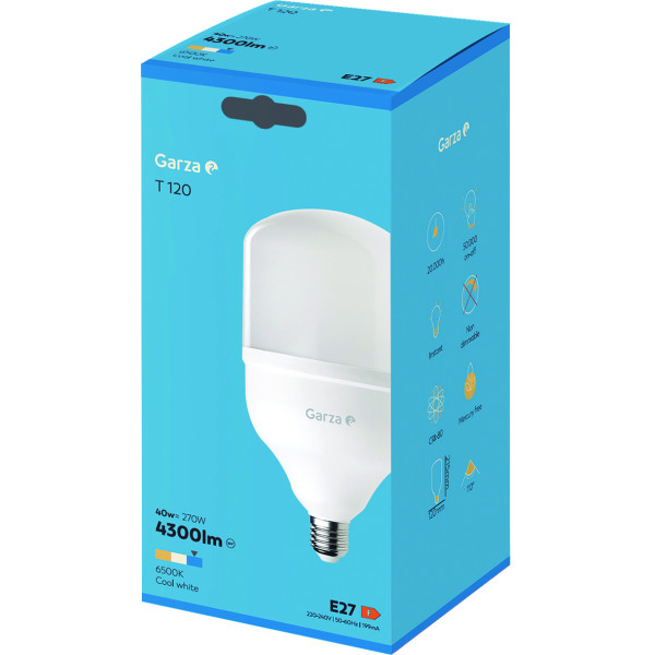 Bombilla led t120 E27/40w