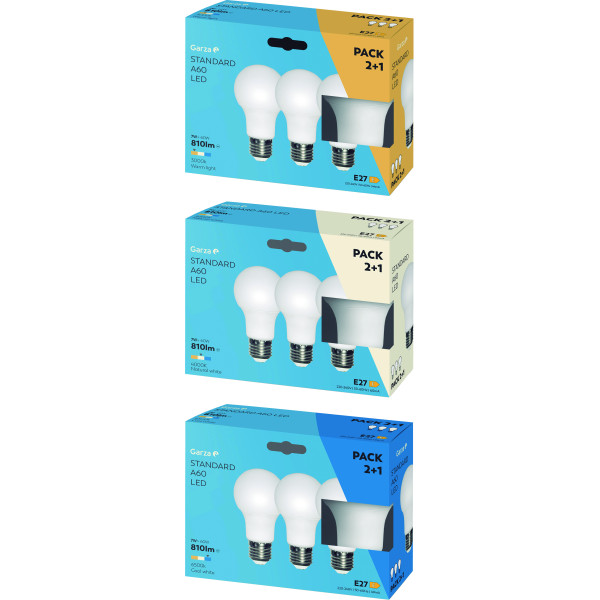 Bombilla led estándar 2+1 E27/7w