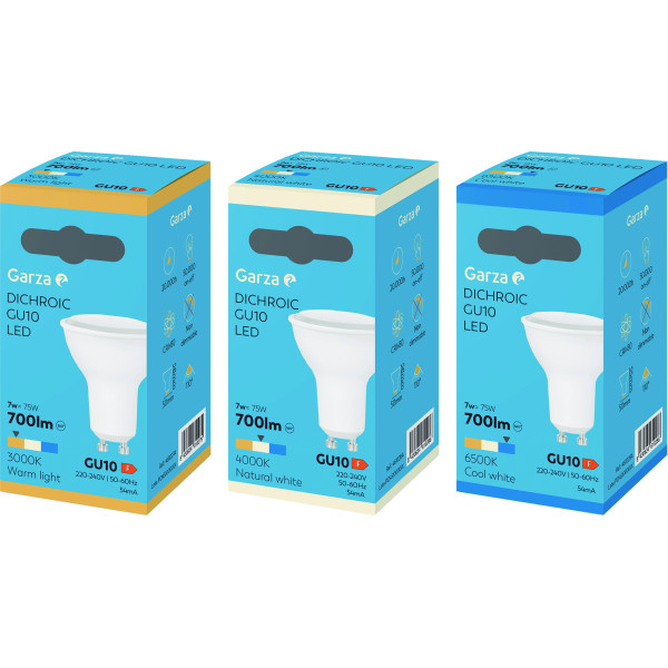 Bombilla led Gu10/7w