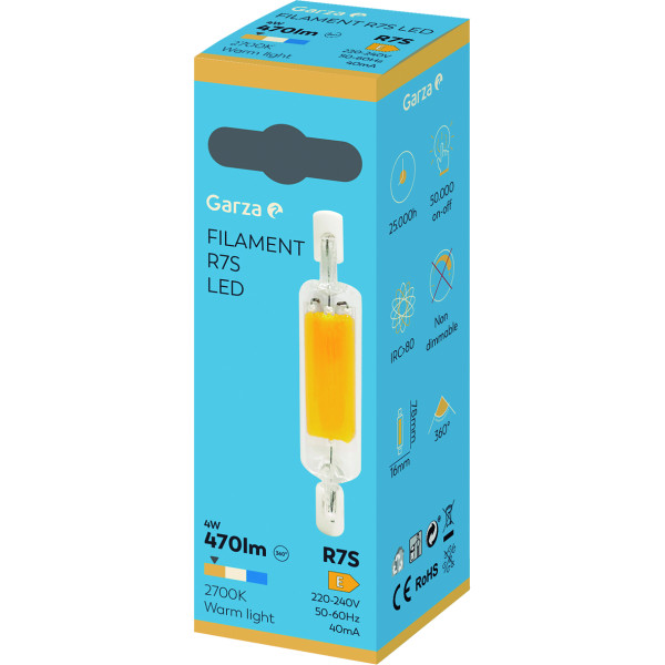 Bombilla led filamento R7s/4w