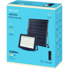 Foco exterior led Solar 60m2 abora