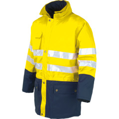 Parka triple uso Alta visibilidad