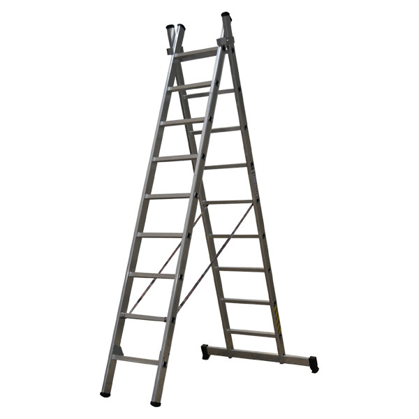 Escalera doble Aluminio l66