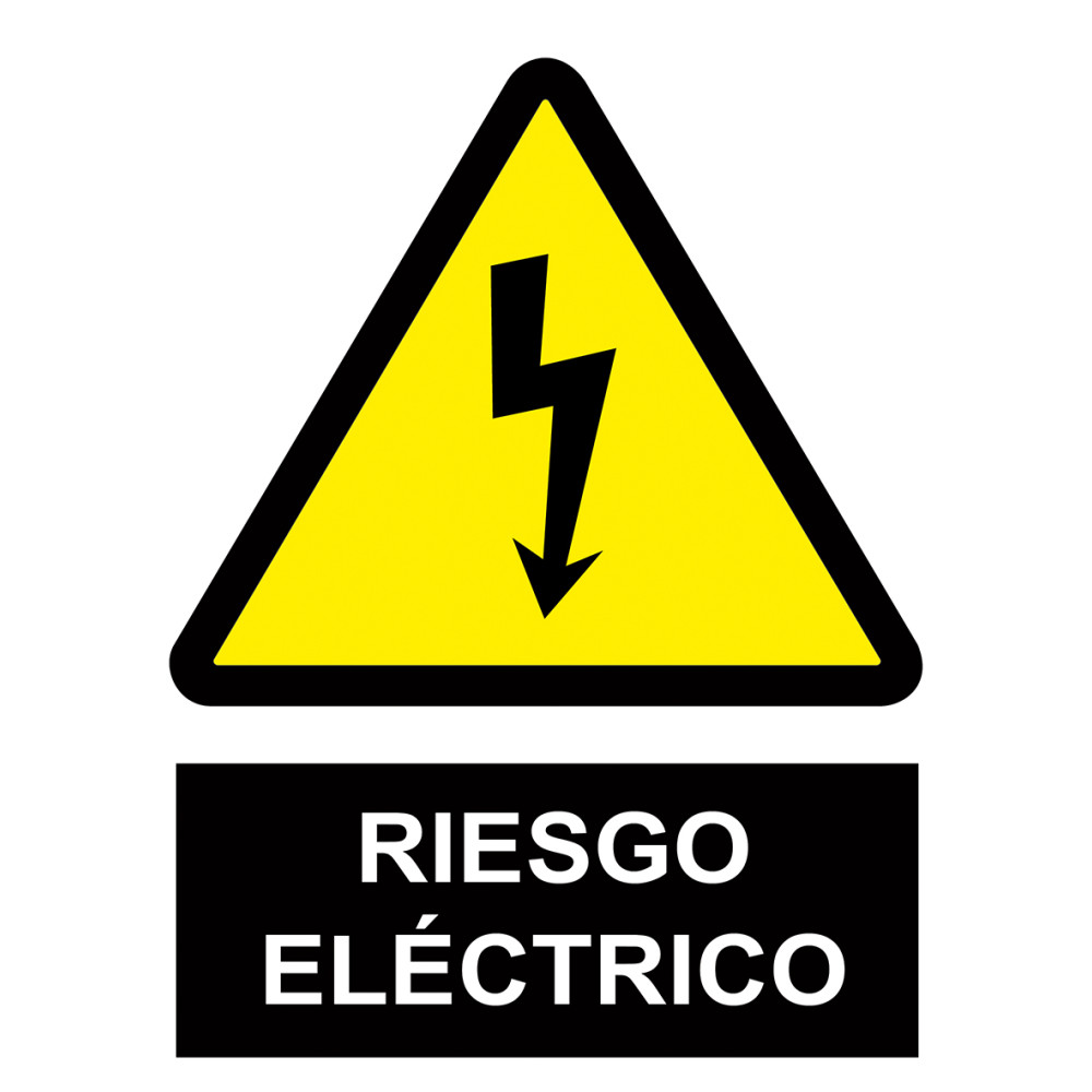 Señal advertencia peligro Riesgo eléctrico