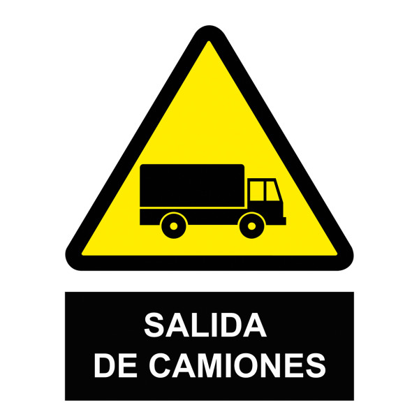 Señal Salida camiones