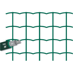 Malla elec.galvanizada revestida pvc Forteplast