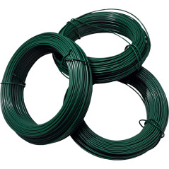 Alambre plastificado verde Matasse