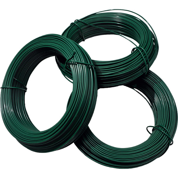 Alambre plastificado verde Matassine