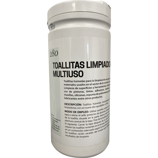 Toallitas limpiadoras multiusos 100u 280