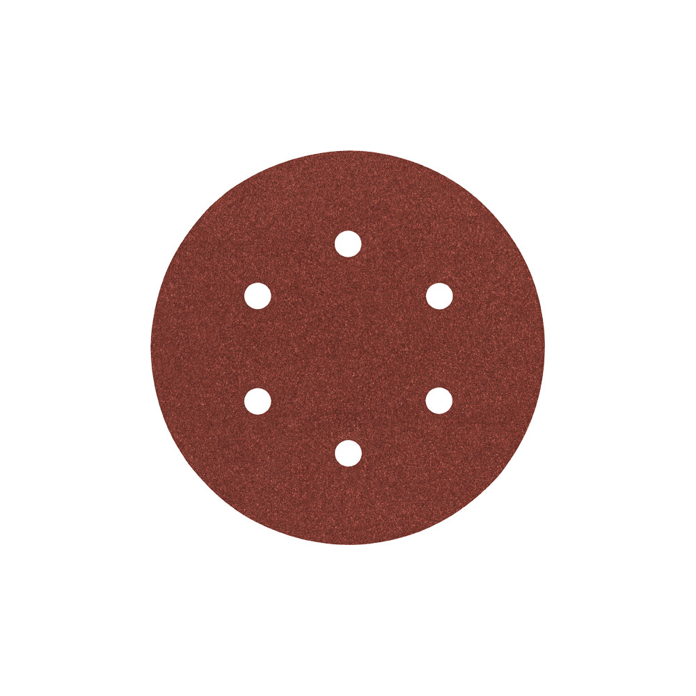 Lija disco 6 perforaciones con velcro