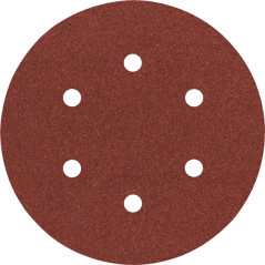 Lija disco 6 perforaciones con velcro