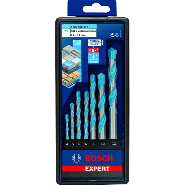 Juego brocas expert Robustline cyl9 7piezas