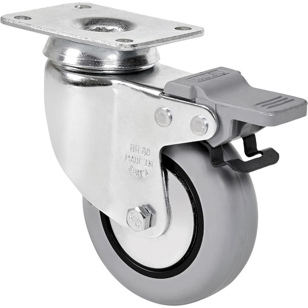 Rueda Bh-pgi con freno y placa superior