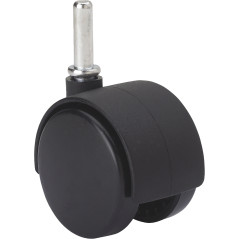 Rueda Dk negro espiga lisa