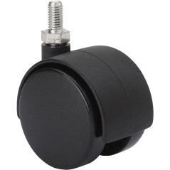 Rueda Dk negro espiga roscada