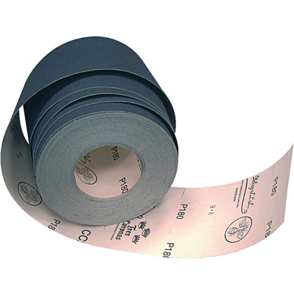 Rollo lija 120mmx25m 3 coronas