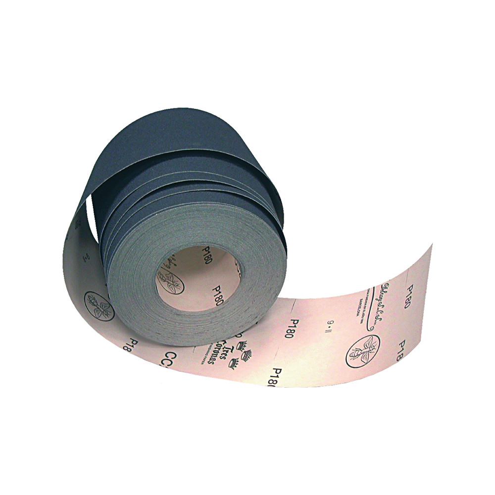 Rollo lija 120mmx25m 3 coronas