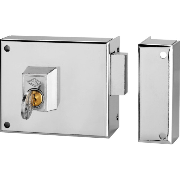 Cerradura hierro esmaltado Sobreponer 1124a-124a