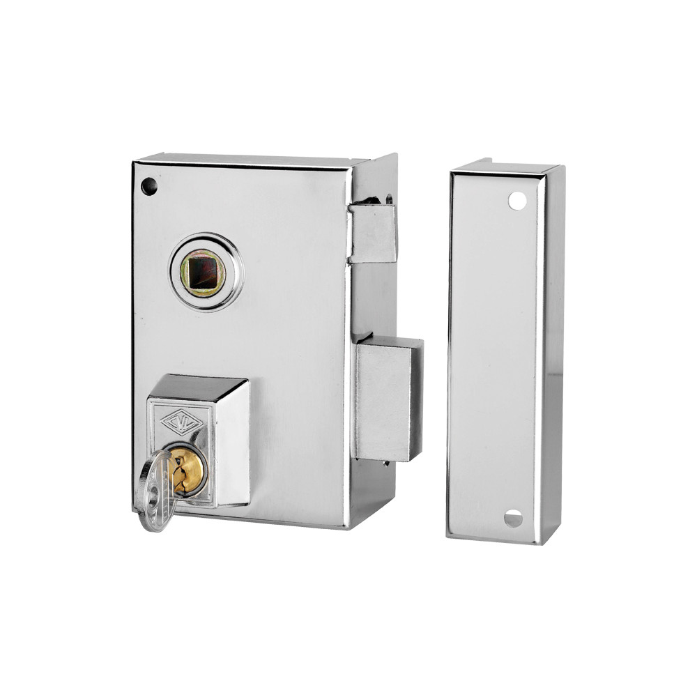 Cerradura hierro esmaltado Sobreponer 56b/br-156b/br