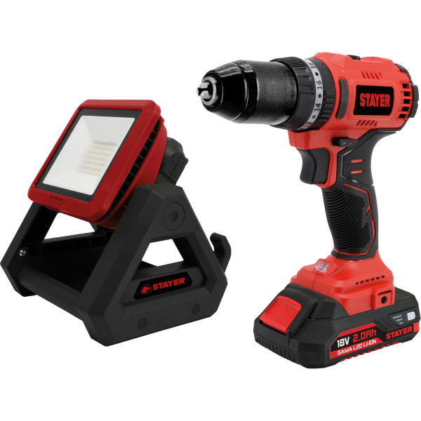 Kit Taladro pbl 50 p l20 + foco led flash light