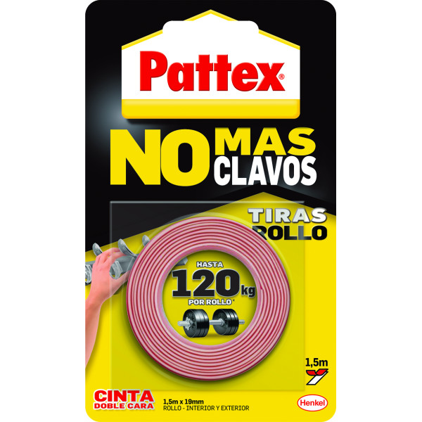 No mas clavos Cinta doble cara