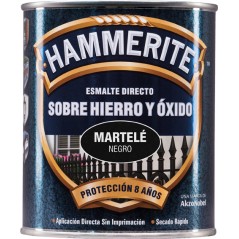 HAMMERITE METALICO MARTELE 750ML NEGRO