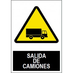 SEÑAL SALIDA CAMIONES SA1041 40X30