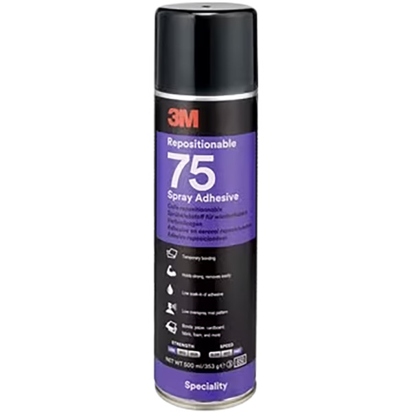 Adhesivo reposicionable S75
