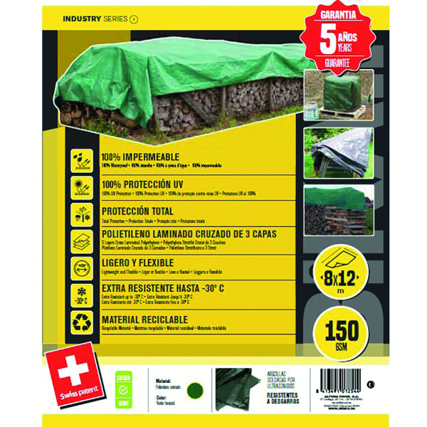 Toldo Polietileno verde