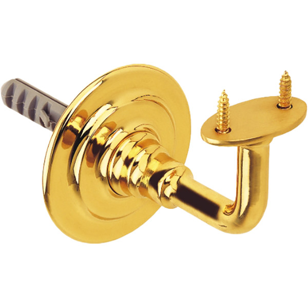 Soporte pasamanos latón pulido 22