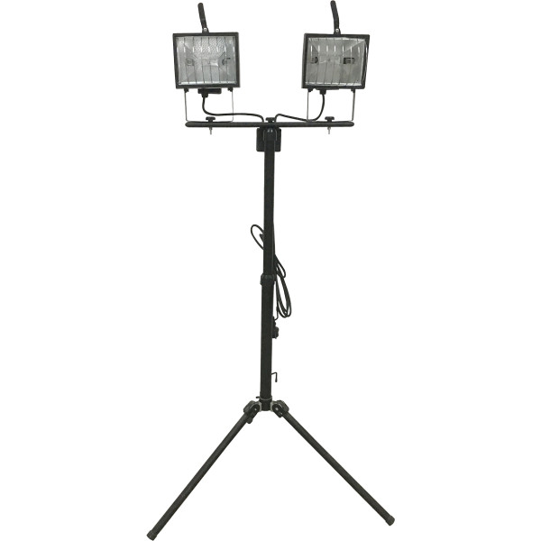 Proyector halógeno Con trípode. 2 focos