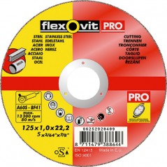 DISCO FLEXOVIT INOX A60SBF41 125X1,0X22