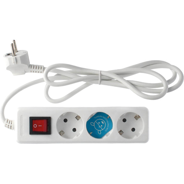 Base multiple 2p+tt con interruptor
