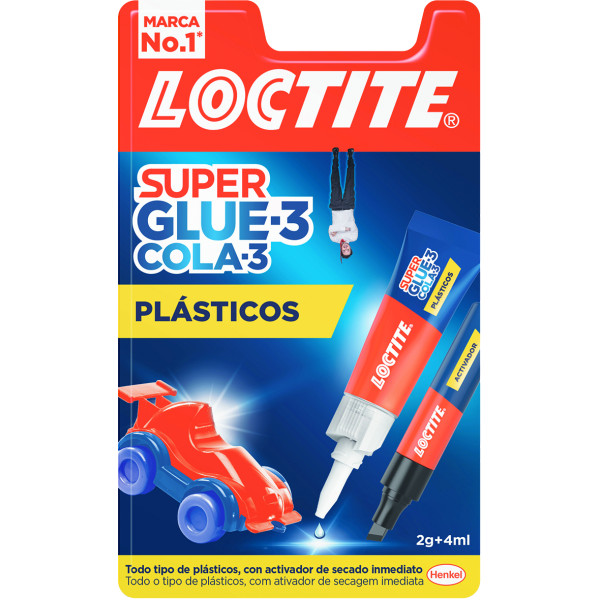 Super glue 3 Plásticos
